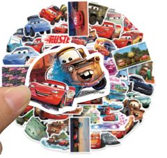 50 Disney Cars Disney Pixar Cars Lightning McQueen Walt Disney Wall Stickers, 3-6cm x 50 Sheets, JC1