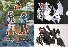 【中古】クリアファイル ポケットモンスター ブラック・ホワイト A4クリアファイル 「DSソフト ポケットモンスターブラック・ホワイト」 購入先着特典