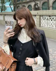 ジャケット＆スカート セットアップ　ブラック