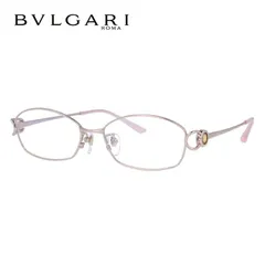 BVLGARI ブルガリ チタン K18ゴールド ダイアモンド メガネフレーム BVLGARI/ブルガリ】 度入り J020558 53□19 メガネ K18ゴールド