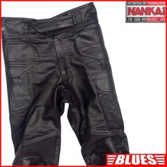 NANKAI 南海部品 ナンカイ ライディングパンツ XL レザーパンツ メンズ 黒 本革 バイク 革パンツ バイカー ライディングパンツウエスト83cmから87cm一覧←SEULB屋着古← JJ1365