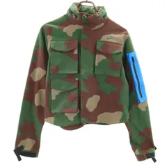 NIKE ナイキ OFF-WHITE オフホワイト コラボ カモフラ ジャケット S カーキ レディース 古着