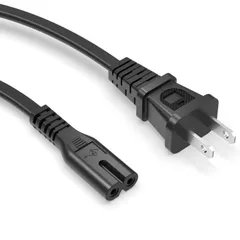 【特価商品】プレステ 電源コード メガネ型 電源ケーブル PS5用 PS4用 PS3用 PS2用 PS1用 PS4 Slim用 PS3 Slim用 PS Vita用 PSP用 Xbox One S/X用 1.2M 2ピン/2PIN