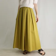 マックスマーラウィークエンド MAXMARA WEEKEND レディーススカート ロング丈 フレア ゴムウエスト EGIDIO 5101051 013 SENAPE マスタードのサムネイル