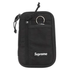 SUPREME (シュプリーム) 19AW Small Zip Pouch Wellet ラウンドシップ スモール コンパクト ナイロン ウォレット 財布 ブラックのサムネイル