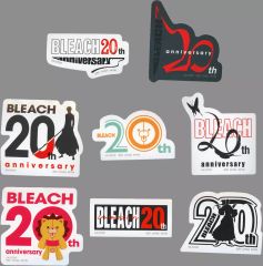 [중고] 스티커 스티커 20주년 기념 디자인 스티커 세트(8장 세트) [이치반 복권 BLEACH-블리치- Stirring Souls vol.1] H상