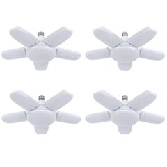 【人気商品】ガレージライト LED 100W 4個セット 工事用ライト 6500K 10000LM E26 ペンダントライト LED電球 昼白色 天井照明 ダイニング 折りたたみ式 高輝度 工事不要 角度調節可能 省エネ