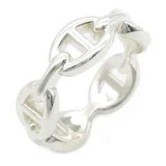 HERMESエルメスシェーヌダンクルアンシェネリングシルバーPM 56 HERMES エルメス リング シェーヌダンクル アンシェネ PM 56号