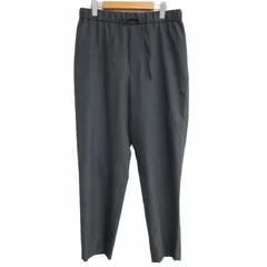 エイトン ATON WOOL TROPICAL TAPERED EASY PANTS ウール パンツ スラックス ゴムウエスト テーパード 日本製 グレー 04 約Mサイズ PR AG NW 6992のサムネイル