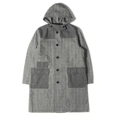 美品 HELLY HANSEN ヘリーハンセン コート R.M.C グレンチェック フード付き ロングコート グレー L ジャケット アウトドア カジュアル ブランドのサムネイル
