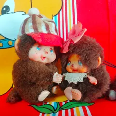 【昭和レトロ】モンチッチ　ヴィンテージ　2体セット