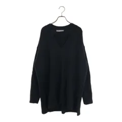 ザラ 長袖 Vネック セーター S ブラック ZARA ニット レディース 古着 【240123】