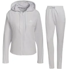 [アディダス] ジャージ上下セット エッセンシャルズ 3ストライプス トラックスーツ レディース ダッシュグレー(HD9028) J/L [ダッシュグレー(HD9028)] [L]