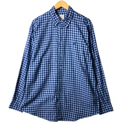 古着 ブルックスブラザーズ Brooks Brothers Est.1818 MADISON ギンガムチェック 長袖 ボタンダウンチェックシャツ メンズL相当/eaa591247