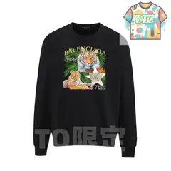 Balenciaga パリセーガ ロゴプリント スウェットシャツ [本日特価|新品未使用品]-WT0輸入-KV58