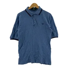FRED PERRY フレッドペリー ワンポイントロゴ刺繡ポロシャツ sizeSMALL/ライトブルー