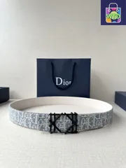 【今日特価】Dior ディオール Montaigne レザーベルト-1