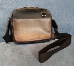 ★NA04273 綺麗！ BERLUTI ベルルッティ クラッチ コントラスト ショルダーバッグのサムネイル