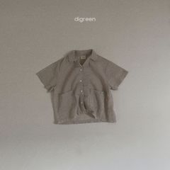 digreen/check shirt