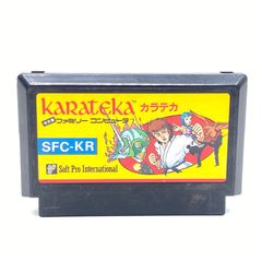 カラテカ ファミリーコンピュータ ソフト 起動OK レトロゲーム カセット ファミコン FC