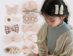 【特価セール】髪 留め リボン キッズ ヘアアクセサリー 女の子 かわいい ヘアピン おしゃれ シンプル 手作り ヘアクリップ ギフト お誕生日 プレゼント