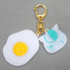 [중고] 키홀더 마스코트(캐릭터) 냥코 선생님(메타마야키) 아크릴 매력 [이치반 쿠지 나츠메 친구장~냥코 선생님 키친~] F상