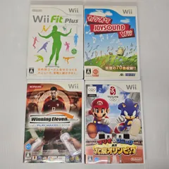【Wii】マリオ＆ソニック AT 北京オリンピック カラオケ JOYSOUND Winning Eleven PLAY MAKER 2008 Wii Fit Plus まとめてセット まとめ売り ソフト