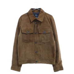 A.P.C (アーペーセー) スウェードレザージャケット ブラウンのサムネイル