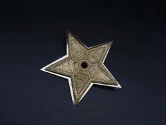 DIOR ディオール スター 星 刺繍 ピンブローチ ピンバッチ アクセサリー レディース  ゴールド系×シルバー系 DI9700