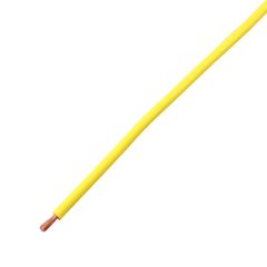 新品 協和ハーモネット 単心ビニルコード VSF 0.75SQ 10m 黄