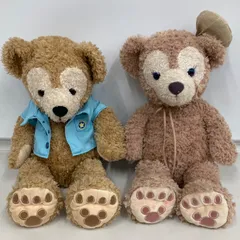 【ぬいぐるみ2個まとめ売り】Disney ダッフィー&シェリーメイ ディズニーキャラクター The Disney Bear クマ yp