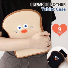 ブランチブラザー タブレット ケース 9インチ ノートPCケース  ブラック ベージュ Brunch Brother 韓国 ノート iPad バッグ カバー トースト ROMANE おしゃれ 直輸入正規品 モバイルPC ミニノートパソコン ミニタブレット