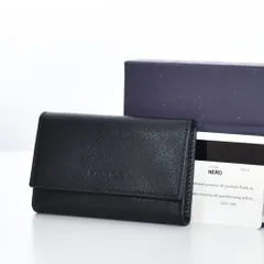 中古USED PRADA キーケース メンズ サフィアーノ M25U 6連 プラダ 65016