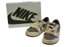 NIKE ナイキ エアジョーダン Air Jordan Travis Scott X Jordan 1 コラボ スニーカー ジュニア キッズ 良品 中古 4b002537