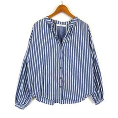 メゾンマルジェラ 1 Maison Margiela 1 シャツ ブラウス 長袖 ストライプ柄 36 白 ホワイト S29DL0171 /AN35 レディース Maison Margiela メゾン・マルジェラ ストライプ シャツ - FARFETCH