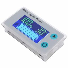 【10〜100V対応】多機能バッテリー残量計｜LCDカラー画面｜電圧・容量・温度表示｜電動バイク・RV・ソーラー用｜鉛・リチウム電池対応