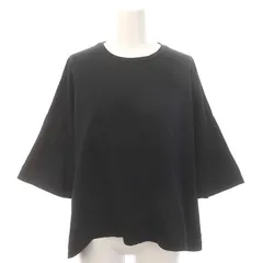 サクラ SACRA コンパクトファインコットントップス COMPACT FINE COTTON TOPS Tシャツ カットソー 半袖 38 M 黒 ブラック 120169021 ■PN /MW ■GY30のサムネイル