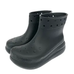 【未使用・新品】　crocs クロックス　中ボアブーツ　ブラック　24 2025年最新】CROCS クロックス ブーツの人気アイテム - メルカリ