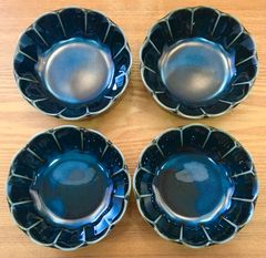 美濃焼 ヴィンテージ 小鉢 2個セット ネイビー  即発 和食器 お皿