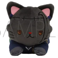 【中古】ぬいぐるみマスコット・ぬいぐるみバッジ 夏油傑(オデコに傷あり) withCATアイマスク付きぬいぐるみ～寝そべり～ 「呪術廻戦 第2期 懐玉・玉折」