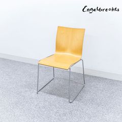 【展示品】Engelbrechts エンゲルブレヒト Chairik 107 チェリックチェア ダイニング オフィス アームレス チェア スタッキング プライウッド エリック・マグヌッセン