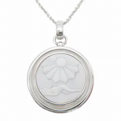 20AW トムウッド TOMWOOD Cameo CLYTIA カメオ クリティア ネックレス チェーン silver925 テールコレクション ペンダント アクセサリー シルバー ホワイト ☆K56 メンズ レディース