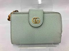 GUCCI グッチ/二つ折り財布/ブルー/739498 