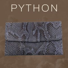 POTIOR ポティオール パイソン柄 長財布 ウォレット - メルカリ