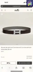 【今日特価】Constance GREY CUMULUS メンズベルト