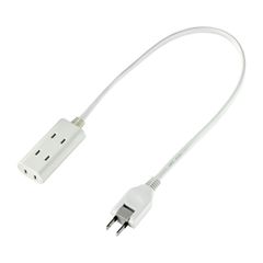 新品 エルパ(ELPA) ちょっとコードタップ 旅行 コンセント 持ち運び 3個口 50ｃｍ 125V 15A スイングプラグ WB-CT305B(W)