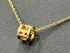 ティファニー Tiffany & Co. ネックレス アトラス オープン ミニ リングモチーフ Au750