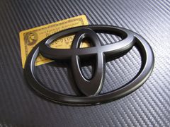● TOYOTA HIACE 200系 MAD BLACK マッドブラック仕様 軽量ABS製 スポーツ 幅13cm エンブレム！