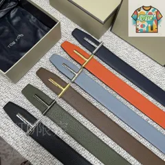 【今日特価】Tom Ford Double-Side Leather Belt エレガントデザイン