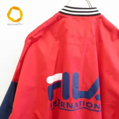 FILA フィラ ヴィンテージ ナイロンジャケット ブルゾン バックロゴ 859217